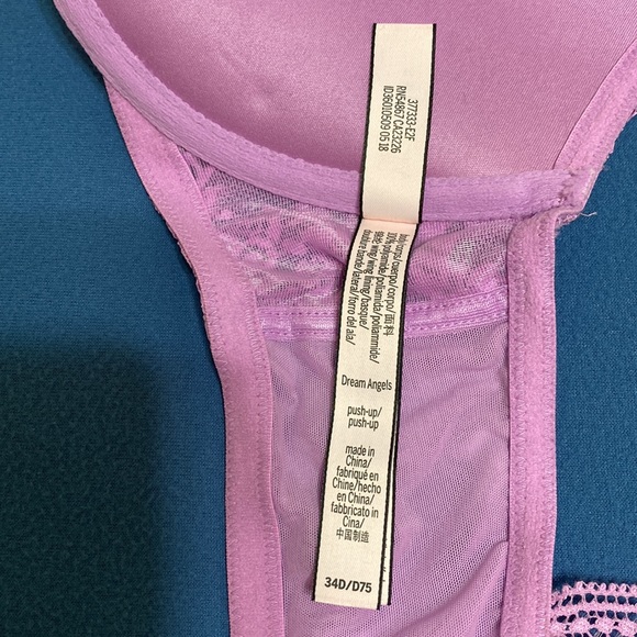 New very sexy pinky Victoria’s Secret lace push up bra with adjustable straps - Picture 11 of 12